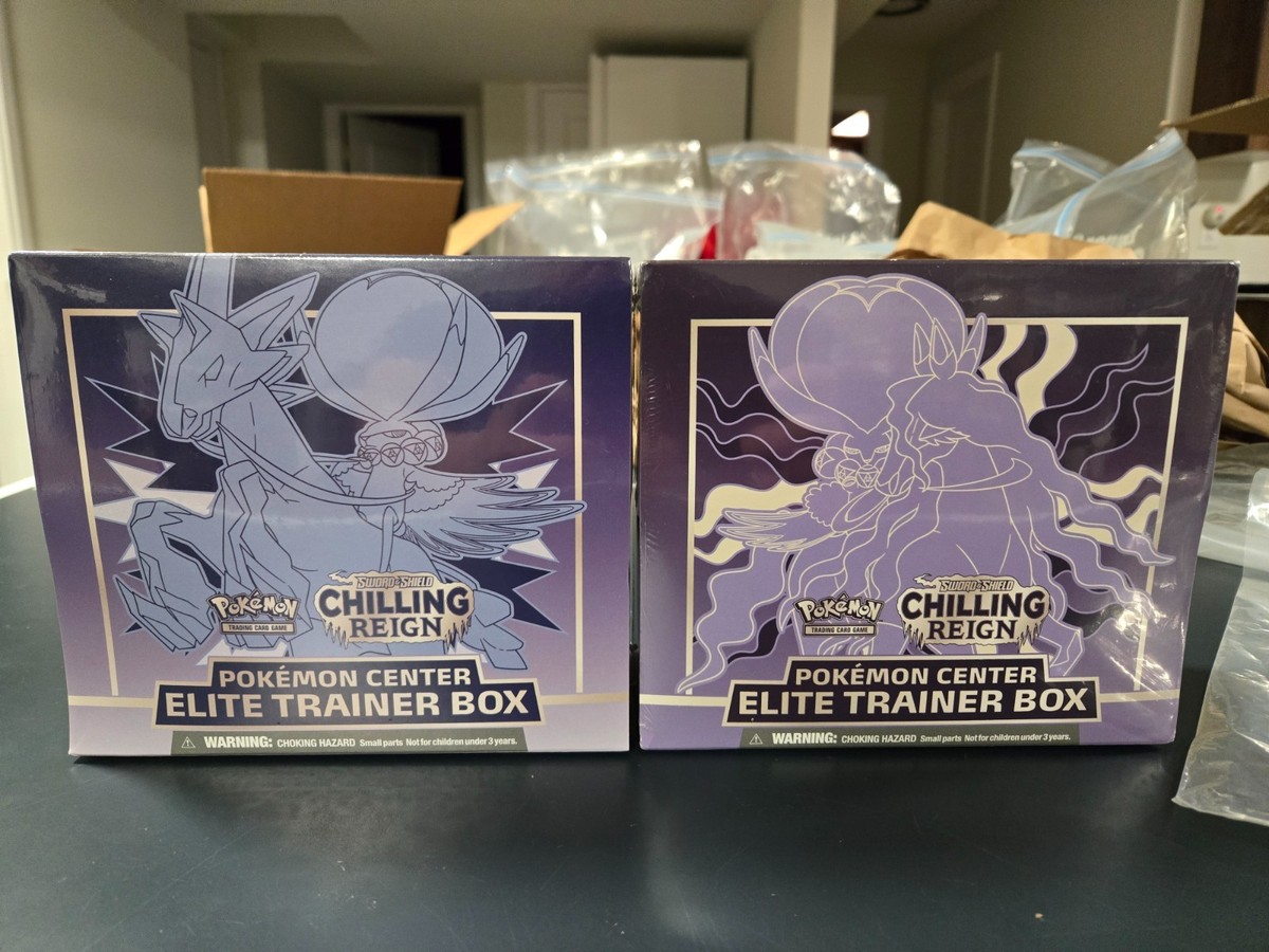 Pokemon Center Exclusive Chilling Reign Elite Trainer Box
