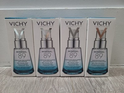 4 x Vichy Mineral 89 Fortifying & Pumpling Daily Booster 30ml/1.01 oz Exp 11/27