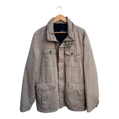 Daniel Hechter Herren Jacke Gr 58 Beige Warm Winterjacke Freizeit Nylon Poly kla