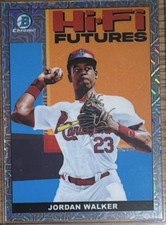 Topps 2022 Bowman Hi-Fi Futures Jordan Walker #HIFI-15 Mojo Refractor Rookie