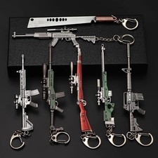 Mini Alloy Toy Gun Keychain Metal Key Ring Pendant Gift for Men Boys