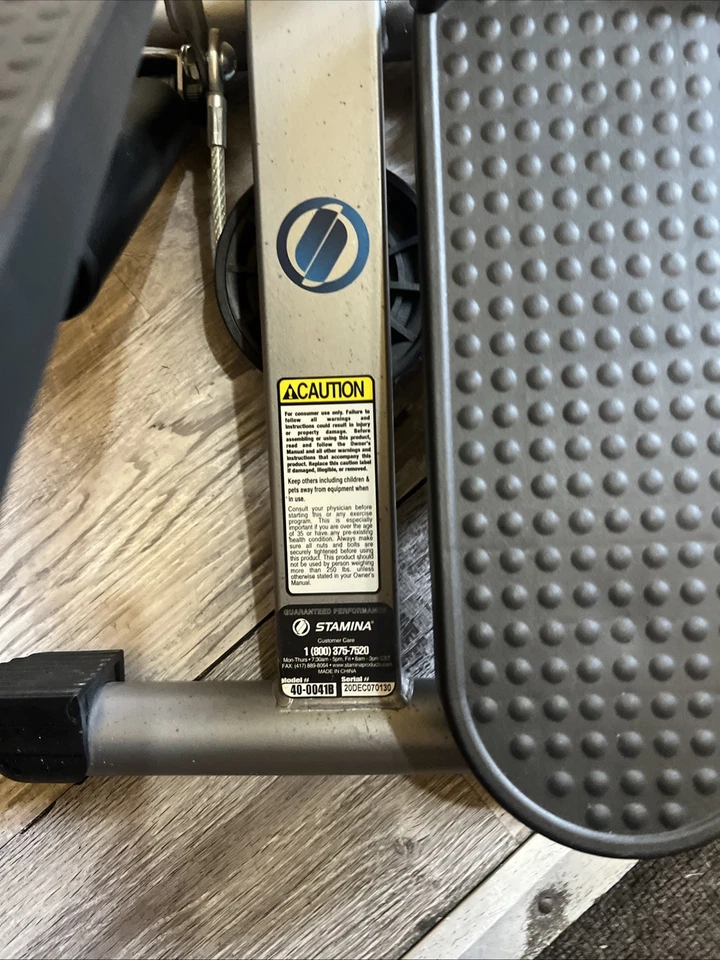 Stamina Mini Stepper con Monitor - Bajo Impacto Negro y Gris Stepper ¡Muy Bueno! Foto 3 de 4