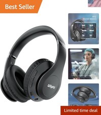 Bluetooth 6.0 Over-Ear Headphones with 65-Hour Battery and EQ Sound Control