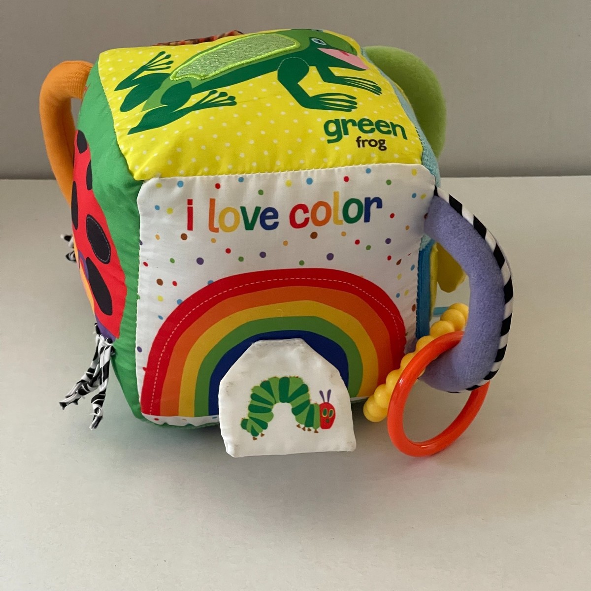 Eric Carle Very Hungry Caterpillar Activity Cube Plush Rattle Teeter Baby  Toy | eBay