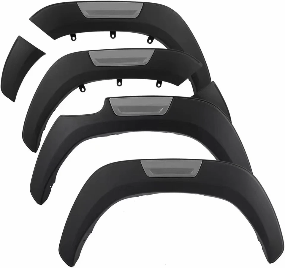 Kit de molduras de guardabarros de rueda de 6 piezas para Toyota Hilux Revo 2022-2026 Foto 2 de 3