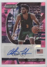 2020-21 Panini Prizm Draft Picks Prospect Pink Ice Anthony Lamb #PA-AL Auto 0s55