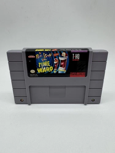 Ren & Stimpy Show: Time Warp (Super Nintendo SNES, 1994) SNES Game Tested Works