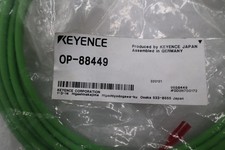 Keyence OP-88449 ETHERNET CABLE RJ45 M8 MALE 5 METER - NEW - STOCK 3145CC
