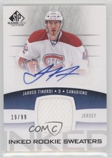 2013-14 SP Game Used Edition Inked Rookie Sweaters 19/99 Jarred Tinordi Auto je2