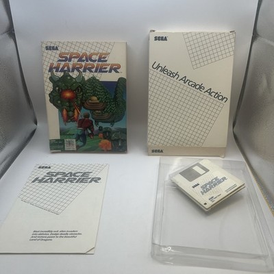 SEGA Space Harrier COMMODORE 64 Video Computer Game C64 128 Big Box PC