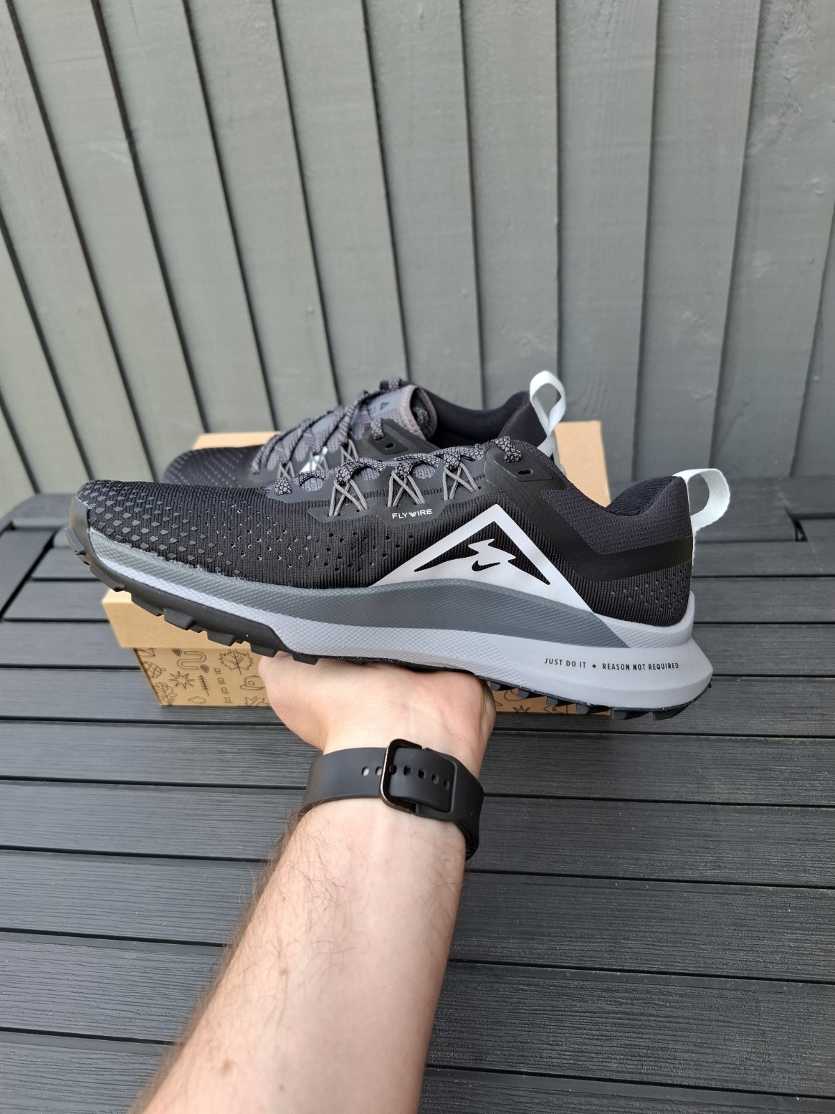 Nike React Pegasus Trail 4 Black Grey Trainers Women's Size 6.5 (UK) RRP £130 image 10