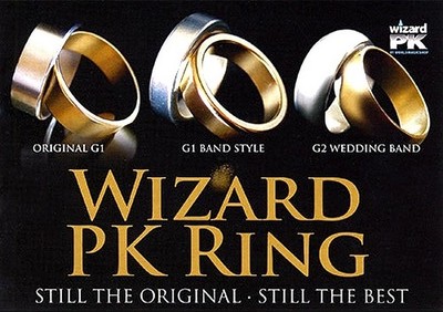 Wizard PK Ring G1 by World Magic Shop (US Size 9 / 19mm / Original / Silver)