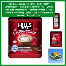 Smooth Sugar-Free Double Mocha Instant Cappuccino   Quick  Easy Preparation