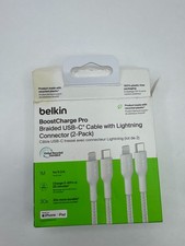 Belkin BoostCharge Pro (2 Pack) USB-C Cable t...