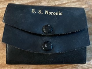 SOUVENIR SOLD ON THE ILL FATED GREAT LAKES STEAMSHIP S.S NORONIC 119 SOULS LOST