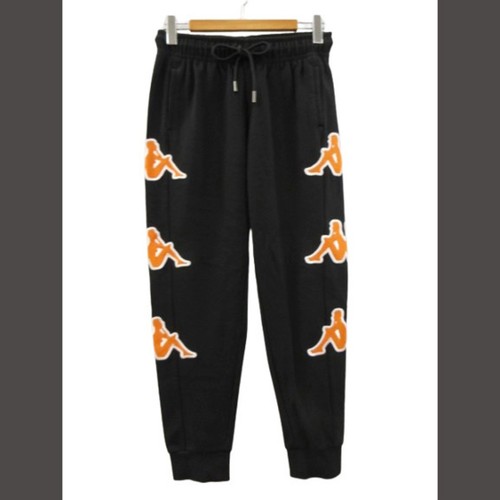 kappa-banda-omini-logo-design-line-pants-sweatshirt-black-m-bottoms