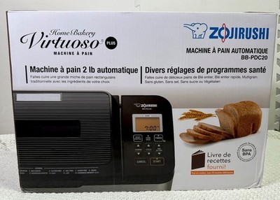 New Zojirushi Home Bakery Virtuoso Plus Bread Maker BB-PDC20