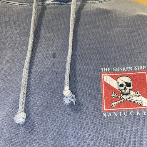 Versunkenes Schiff P & P Salvage Hoodie Sweatshirt blau Medium distressed Beschreibung lesen - Bild 4 von 24