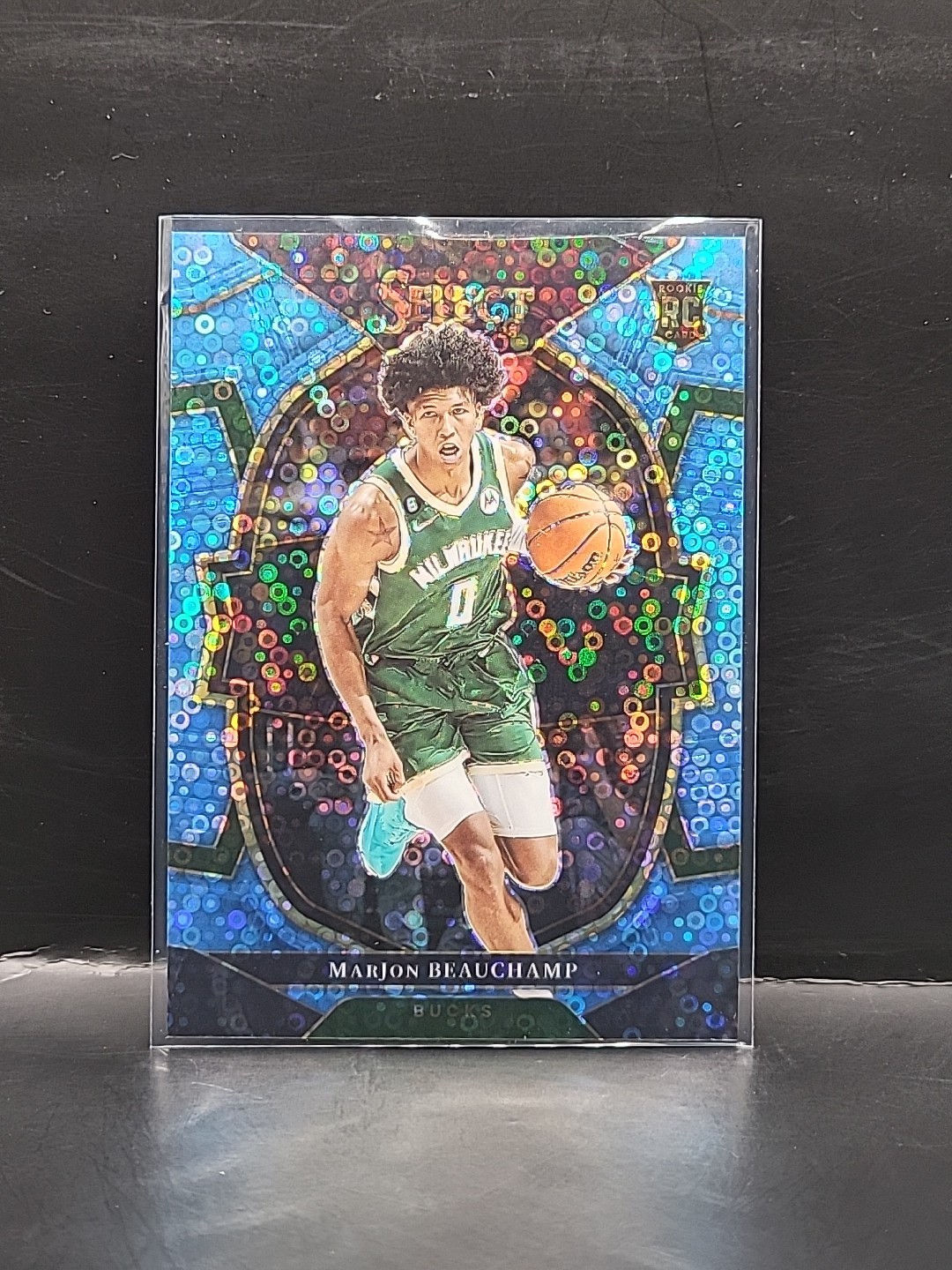 2022 Select Concourse Level Light Blue Disco Prizm /99 MarJon Beauchamp RC