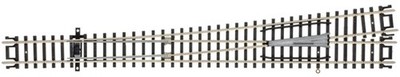 Atlas N Scale Code 80 Custom #8 Left-Hand Turnout/Switch Model Train Track