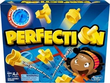 Hasbro Gaming Perfection Game for Preschoolers and Kids Ages 5 and Up (Open Box)