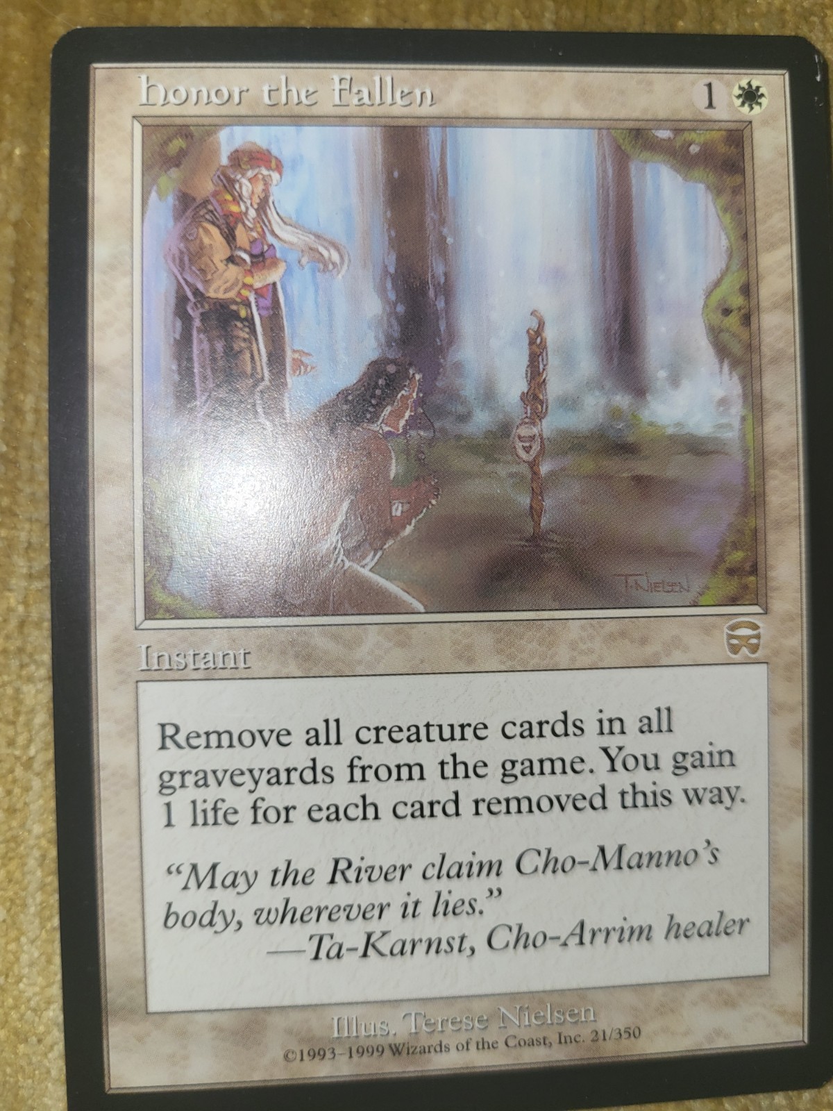 MTG Honor the Fallen NM Mercadian Masques Regular