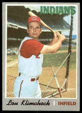 1970 Topps Lou Klimchock Cleveland Indians #247 VG/EX