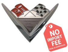 Trunk Emblem Assembly for 1961 Ch  vy Impala Belair Biscayne 348