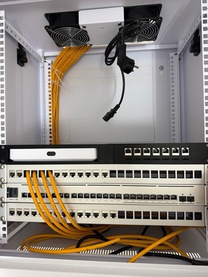 Rackmount Halterung für UCG  Fiber Unifi UCG   19 Zoll Montagepanel