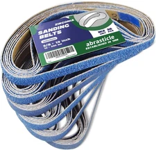 3/8" X 13" Zirconia Sanding Belts for Metal, 3/8 X 13 Inch Zirconia Metal Grindi