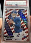 Jaxson Dart *PSA 10* 2025 Panini Mosaic - Rookies #362 RED & WHITE STRIPE Prizm