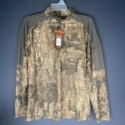 Men's Habit Buckingham's Bluff Performance Long Sleeve Layer Real Tree Timber L