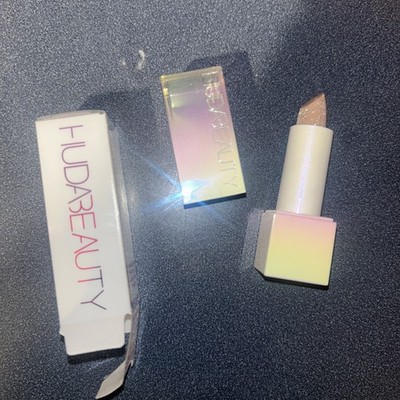 HUDA Beauty Diamond Balm Sparkly Lip Balm NEGLIGEE Beige Brown 2.8 g / 0.09 oz