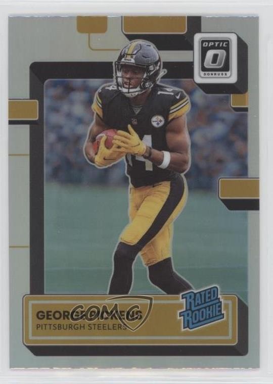 2022 Panini Donruss Optic Rated Rookie Holo Prizm George Pickens #223 Rookie RC