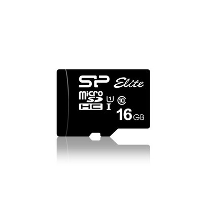 Silicon Power MicroSD Card 16GB UHS-1 Elite/CL.10 inkl. Adapter