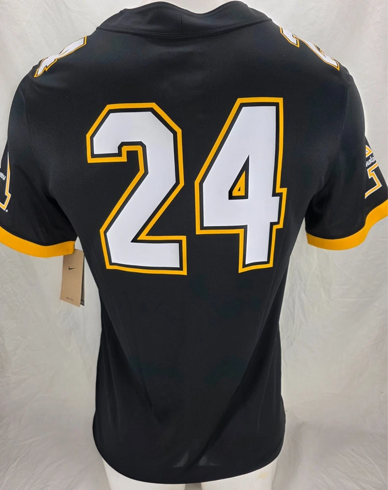 NUEVA Camiseta de fútbol americano para hombre Appalachian State Mountaineers #24 Nike Team Dri-Fit S Foto 3 de 4