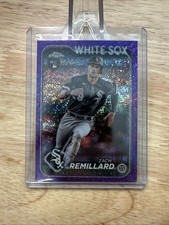 🔥 2024 Topps Chrome Zach Remillard #155 Purple Speckle RC /299 White Sox 