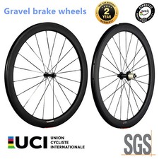 700c Carbon Gravel Road Bike Wheelset 30/50/55mm Depth 30mm Width Tubeless