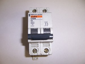Merlin Gerin C60n Multi 9 C3 Circuit Breaker 2 Pole Ebay
