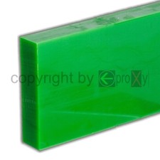 1m PU Schürfleiste 150x40mm Grün Räumleiste Schneepflug PUR 85° Schneeschild NEU