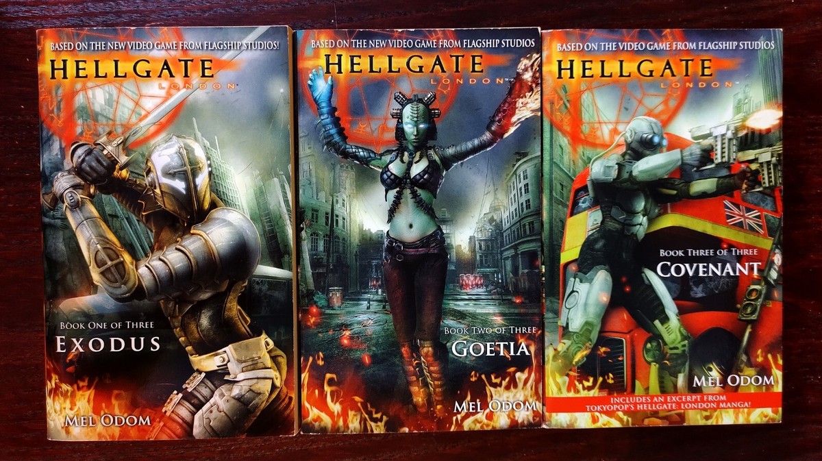 HELLGATE LONDON Trilogy • By Mel Odom • COMPLETE SET — (Video Game