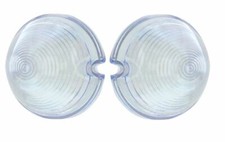 United Pacific Clear Plastic Parking Light Lens Set 1951-1953 Gmc Pickup Trucks