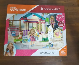 mega construx american girl lea's beach hut