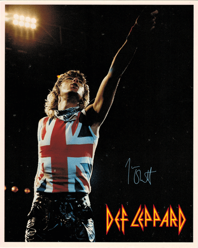 4453 Joe Elliot DEF LEPPARD Authentic Vintage 1980s 8x10 Photograph Bild  - Bild 1 von 2
