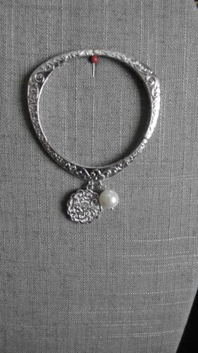 Premier Designs Jewelry Bracelet Ephesians 2:10 religious with pearl NEW - Picture 2 of 3
