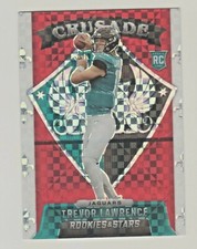 2021 Panini Rookies & Stars CRUSADE RED PLAID PRIZM TREVOR LAWRENCE RC Rookie