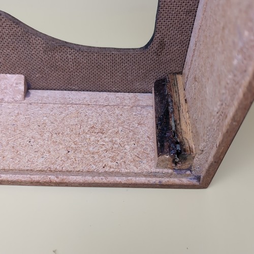 Vintage Wood GRUNDIG Turntable Case w/ FEET 15.75" x 13.75" Dual 1210 PART - Picture 9 of 14