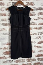 Forever 21 Black Dress Goth Black Lace Top Sleeveless Bodycon Size S