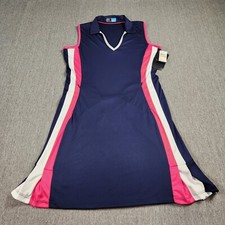 PGATOUR Womens S Color Block Sleeveless Golf Dress