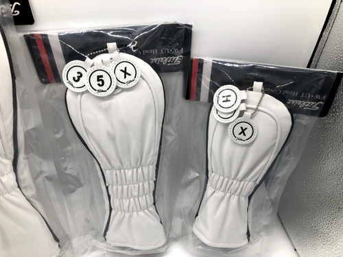 Titleist Golf Headcover x3 Classic JE DR FW HB Set TA23PCJEHC White NEW JAPAN - Picture 11 of 13